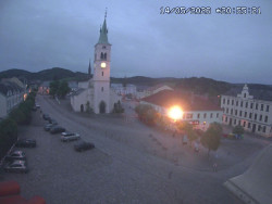 Náměstí, koste sv. Markéty