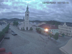 Náměstí, koste sv. Markéty