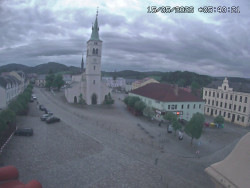 Náměstí, koste sv. Markéty