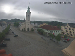 Náměstí, koste sv. Markéty