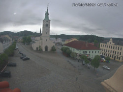 Náměstí, koste sv. Markéty