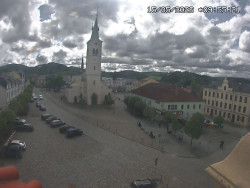 Náměstí, koste sv. Markéty