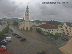 Náměstí, koste sv. Markéty