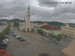 Náměstí, koste sv. Markéty