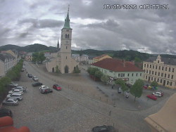 Náměstí, koste sv. Markéty