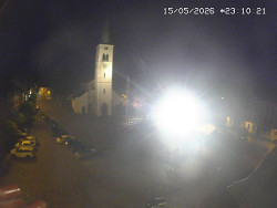 Náměstí, koste sv. Markéty