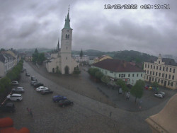 Náměstí, koste sv. Markéty