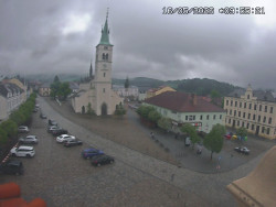 Náměstí, koste sv. Markéty