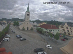 Náměstí, koste sv. Markéty