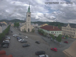 Náměstí, koste sv. Markéty
