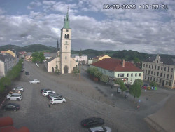Náměstí, koste sv. Markéty