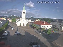 Náměstí, koste sv. Markéty