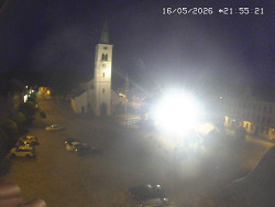 Náměstí, koste sv. Markéty