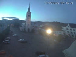 Náměstí, koste sv. Markéty