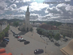 Náměstí, koste sv. Markéty