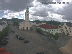 Náměstí, koste sv. Markéty
