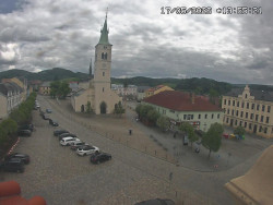 Náměstí, koste sv. Markéty