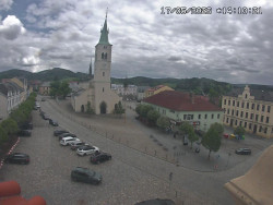 Náměstí, koste sv. Markéty