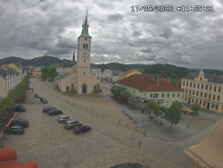 Náměstí, koste sv. Markéty