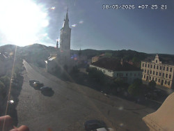 Náměstí, koste sv. Markéty