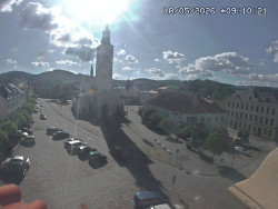 Náměstí, koste sv. Markéty