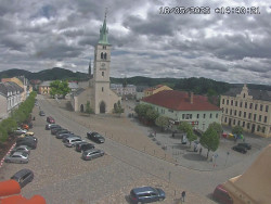 Náměstí, koste sv. Markéty