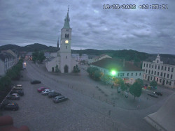 Náměstí, koste sv. Markéty