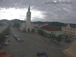 Náměstí, koste sv. Markéty