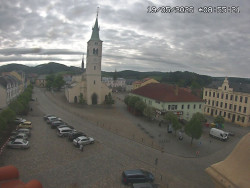Náměstí, koste sv. Markéty