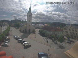 Náměstí, koste sv. Markéty
