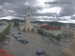 Náměstí, koste sv. Markéty