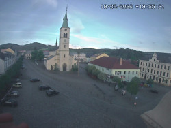 Náměstí, koste sv. Markéty