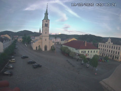 Náměstí, koste sv. Markéty