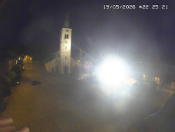 Náměstí, koste sv. Markéty