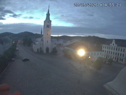 Náměstí, koste sv. Markéty