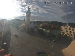 Náměstí, koste sv. Markéty