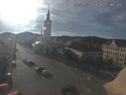 Náměstí, koste sv. Markéty