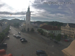 Náměstí, koste sv. Markéty