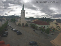 Náměstí, koste sv. Markéty