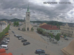 Náměstí, koste sv. Markéty