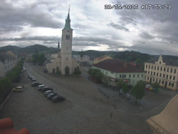 Náměstí, koste sv. Markéty