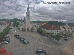Náměstí, koste sv. Markéty