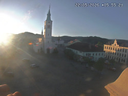 Náměstí, koste sv. Markéty