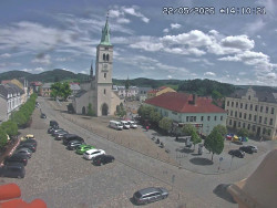 Náměstí, koste sv. Markéty