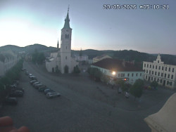 Náměstí, koste sv. Markéty