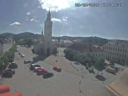 Náměstí, koste sv. Markéty