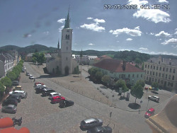 Náměstí, koste sv. Markéty