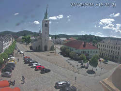 Náměstí, koste sv. Markéty