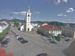Náměstí, koste sv. Markéty