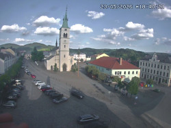 Náměstí, koste sv. Markéty